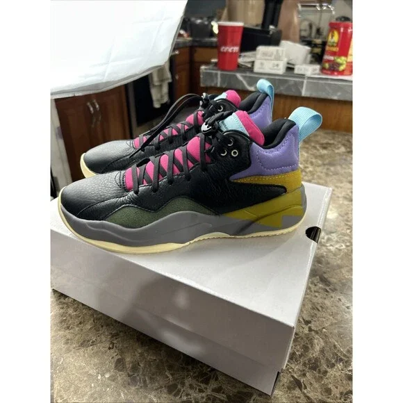 Brand Black Villian Mens Shoes 7.5 BKPR Multi Colored Sneakers Los Angeles